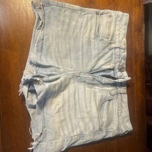 American Eagle Outfitters Light Blue Jean Shorts